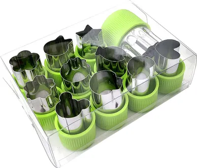 Produktbild von Ausstechformen-Set für Kekse, Gemüse und Obst, Mini-Plätzchenform, Sandwich-Ausstechformen zum Backen für Kinder, Bento-Box und Lebensmitteldekorationswerkzeuge