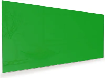 Produktbild von Glasbild 60x30cm in XXL für Wohnzimmer, Schlafzimmer Motiv Grasgrüner Hintergrund
