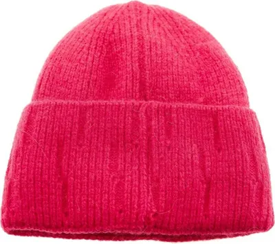 Produktbild von Beanie Mütze für Winter und Herbst mit Innenfutter ideal für kalte Tage OneSize Pink