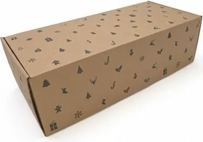 Produktbild von Weihnachts-Stanzkarton Ikonki 390 x 180 x 120 mm Geschenkbox