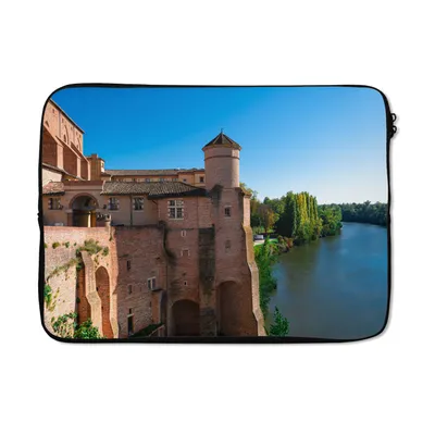 Produktbild von MuchoWow® Laptop Hülle 13 Zoll Frankreich - Luft - Fluss Laptoptasche - Laptophülle - Sleeve - Rundumschutz