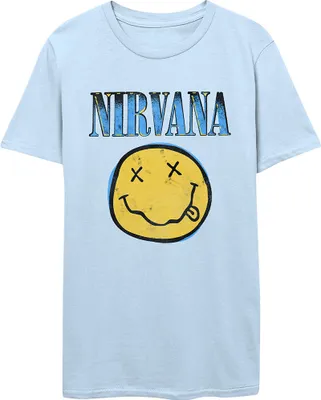 Produktbild von Nirvana Xerox Happy Face Blue Light Blue L T-Shirt