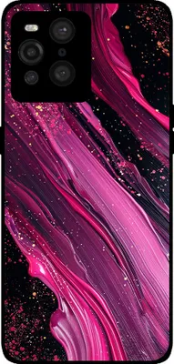 Produktbild von Smartphonica Handyhülle passend für Oppo Find X3 Pro mit  marmordruck - TPU Rückseite Fall Marmor Design - Lila Rosa