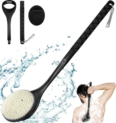 Produktbild von Rückenschrubber für die Dusche mit abnehmbarem rutschfestem Griff
