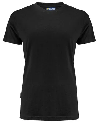 Image de Projob - T-shirt "2032" pour femmes, en coton, modèle ET625 (Taille S) (Noir)