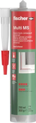 Obrázek produktu pro FISCHER Multi MS pružný bílý lepící a těsnící tmel - 290ml