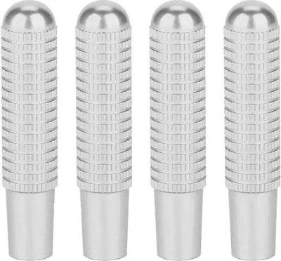 Produktbild von Aluminium-Deurvergrendelung 95 mm - Zylinderabdeckung - 4er Set - Silber - Auto - Innenschloss - Leichtguss.