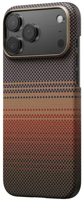 Produktbild von Pitaka KI1702SP, Cover, Apple, iPhone 17 Pro, 16 cm (6.3"), Orange
