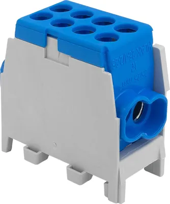 Produktbild von Hauptleitungsklemme Abzweigklemme HLAK 25-1/2/25 M2 blau Klemmblock Verteilerklemme 1P 1,5-25 mm2 Pollmann 2080189