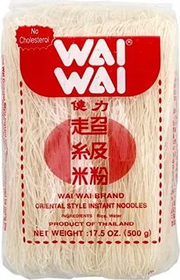 Produktbild von WAI WAI Reisnudeln Rice Vermicelli Oriental Style 0,5mm 400g