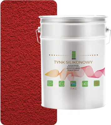 Produktbild von Silikonputz 3001 Außenfassade 3001 Rot 1,5 mm Premium 15 kg