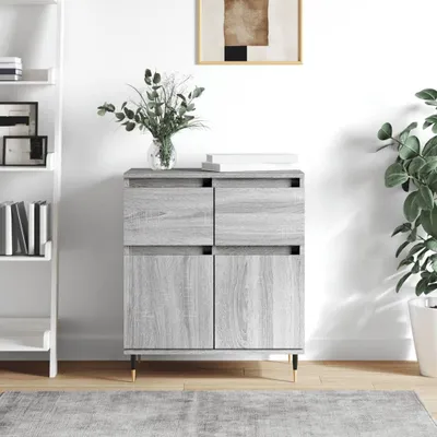 Produktbild von vidaXL Sideboard Grau Sonoma 60x35x70 cm Holzwerkstoff
