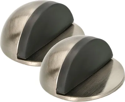 Produktbild von KOTARBAU® 2er Set Türstopper mit Gummipuffer für Türen Freisehend Türpuffer Selbstklebend Satin