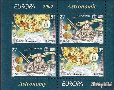 Produktbild von Briefmarken Rumänien 2009 Mi Block445II (kompl.Ausg.) postfrisch Europa - Astronomie