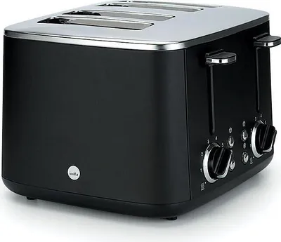 Produktbild von Wilfa 602770, 4 Scheibe(n), Schwarz, Stahl, Drehregler, 1600 W