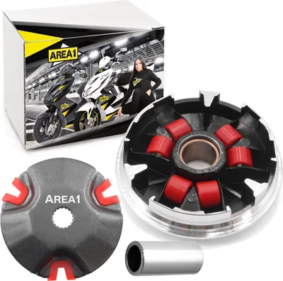 Produktbild von Area1 Tuning Variomatik für Motorroller mit 50ccm 2T Motor. Kompatibel mit Aerox Neos Jog Nitro Ovetto Mach G Booster Motowell Italjet APEX