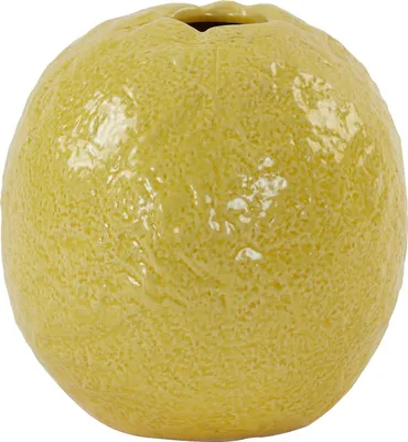Produktbild von Vase - H 22 cm - Gelb - Keramik