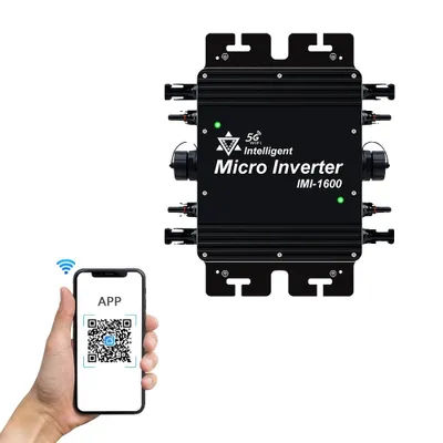 Obrázek produktu pro 1600W solární mikroměnič, vodotěsný IP65, integrované monitorování WiFi, 1600W220V22-50V