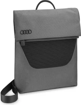 Produktbild von Original Audi Schultertasche Rucksack Freizeittasche Umhängetasche grau-schwarz
