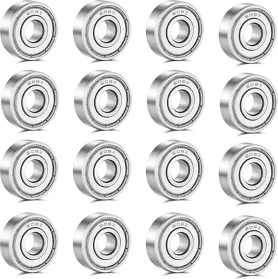 Produktbild von 20 Stücke 608 ZZ Kugellager, 8mmx22mmx7mm Metall Double Shielded Miniatur Rillenkugellager für Skateboard Roller Inline Skates