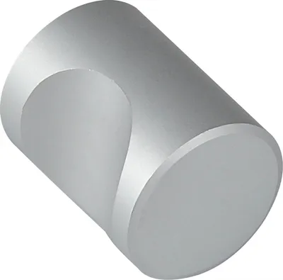 Obrázek produktu pro Knoflík Alasco ø 20 mm, hloubka 25,5 mm, přírodní eloxovaný hliník