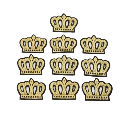 Image de Écusson brodé de la couronne, écusson brodé de la couronne, écusson brodé de la couronne, écusson brodé de la grande couronne, écusson brodé de la couronne d'or, écusson brodé de la couronne d'or