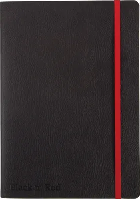 Produktbild von Oxford - Notizbuch Black n' Red A5 Business Journal 72 Blatt Line | 5 Stück
