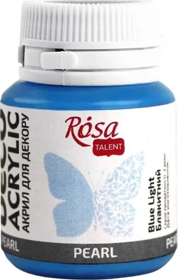Obrázok produktu pre Rosa Talent Akrylová farba 73 Blue Light Pearl 20 ml 1 ks