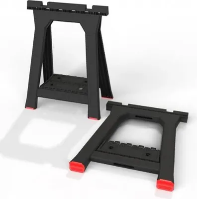 Obrázok produktu pre Qbrick System dielenská súprava kozlíkov + Custom Connect 2 kusy 580 x 770 mm 350 kg