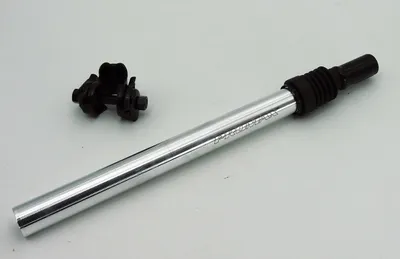 Produktbild von Promax Fahrrad gefederte Sattelstütze mit Kloben Alu Silber Ø25,4-28mm