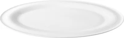 Produktbild von Servierplatte - Weiß - Porzellan - 35 x 28 cm - ovale Form