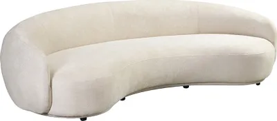 Produktbild von HOME DELUXE - Sofa CASARA 258 x 128 x 72 cm - Webstoff Beige I Modernes Wohnzimmer Sofa, 3 - Sitzer