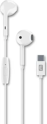 Image de Cellularline AUCAPSULETYPECW Casque & écouteurs filaires intra-auriculaires Appels/Musique USB Type-C Blanc