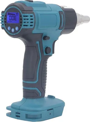 Obrázok produktu pre Lítiová ručná teplovzdušná pištoľ z ABS, bezdrôtová, s LCD displejom a 4 tryskami.