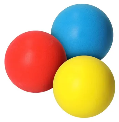 Produktbild von Softball "Midi 70", Spielball, Kickball, Schaumstoffball, PolyurethanSoft Ball für Kinder und Erwachsene rot