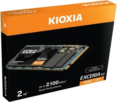 Productafbeelding van Kioxia EXCERIA G2 LRC20Z002TG8 - SSD - 2 TB - intern - M.2 2280 - PCIe 3.1 x4 (NVMe)