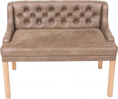 Image de Banc Chesterfield textile Assise Bancs Restaurant Tissu Magasin Canapé Cuir Nouveau