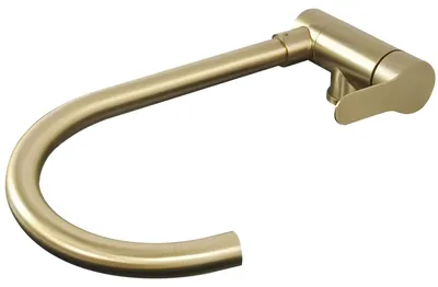 Klappbare Küchenarmatur, faltbar, 360° drehbar, Edelstahl, Gold, 25 cm Höhe