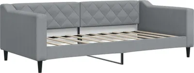 Immagine prodotto di vidaXL Letto da giorno grigio chiaro 90x190 cm tessuto