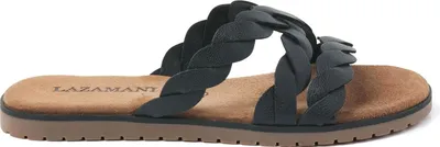 Produktbild von Lazamani Eden Damen Leder Pantoletten Black Größe 41