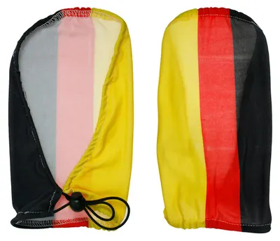 Produktbild von Spiegelüberzieher im Deutschland Design - WM 2026 - 2 Stück