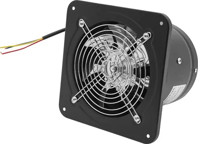 Image de FD-150 - Ventilateur d'extraction - 15 cm - 220 m³/h - 2600 tr/min - 40 W - 220 V 50 Hz - Montage mural - Noir