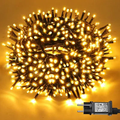 Lichtsnoer 300 LEDs 30 m warmweiß mit Stecker IP44