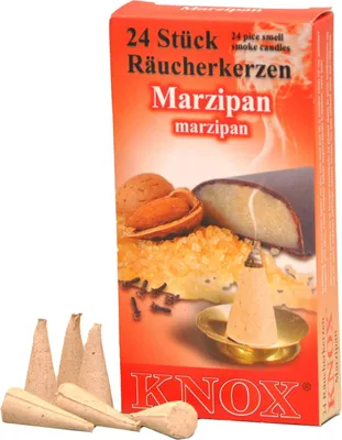 Produktbild von Knox Räucherkerzen - Marzipan 24 Stück