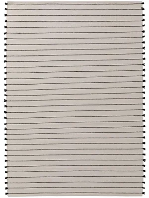 Immagine prodotto di Tappeto in cotone, modello Bo, colore avorio, dimensioni: 200 x 300 cm