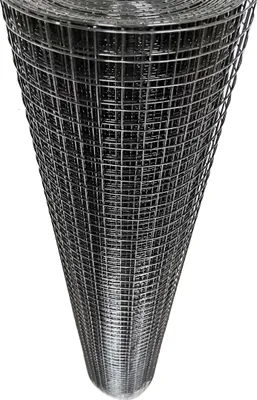 Produktbild von Volierendraht Edelstahl Schwarz 100cm 1m 19x19mm 1,50mm