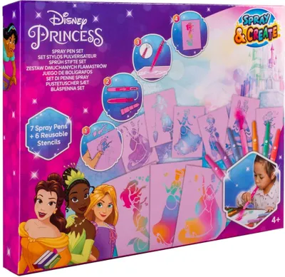 Immagine prodotto di Canenco Disney Princess - Set di matite spray (7 pezzi)