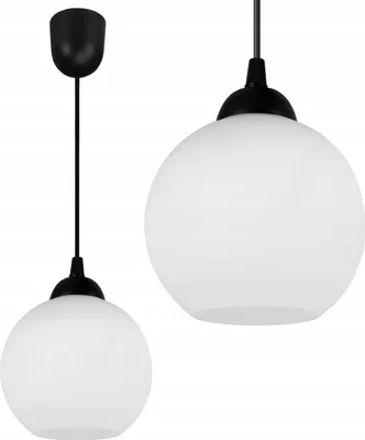 Obrázok produktu pre Klasická Kovová Závesná Lampy S Skleneným Stínidlom