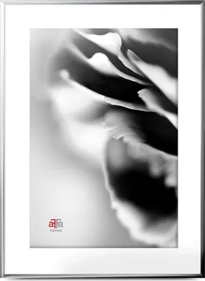 Obrázek produktu pro aFFa rámy, hliníkové, rámeček na fotografie z hliníku, obdélníkový rámeček na fotografie, s přední stranou z akrylového skla, stříbrný, 62x93 cm