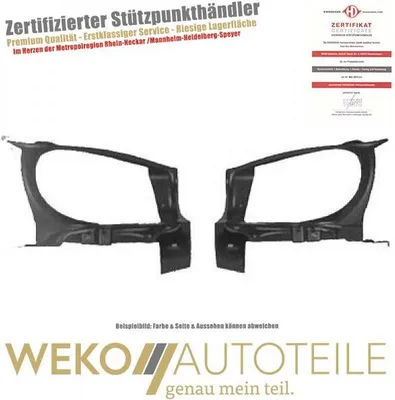 Produktbild von Scheinwerferaufnahme rechts DIEDERICHS 4225012 für PEUGEOT